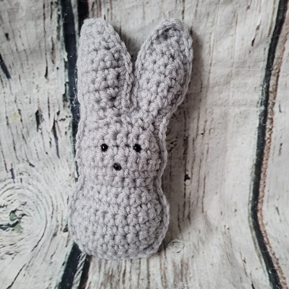 Gray Crochet Peep
